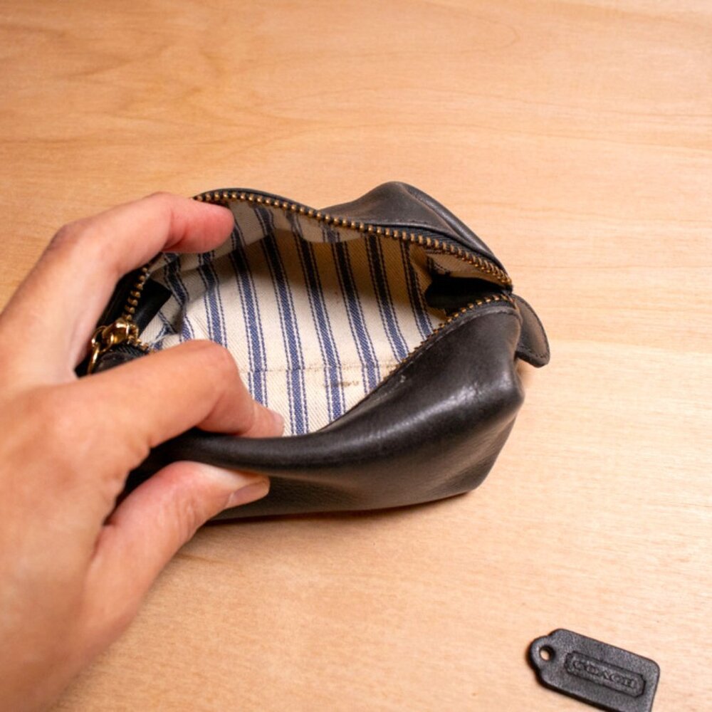 Small Leather Coach Coin Purse
